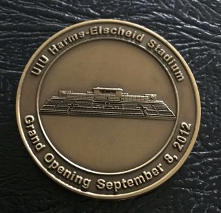 Upper Iowa University Fayetteville Harms - Eischeid Stadium Grand Open Coin Medal