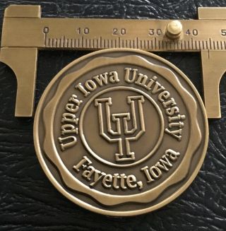 Upper Iowa University Fayetteville Harms - Eischeid Stadium Grand Open Coin Medal 2