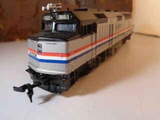 Ho Scale Vintage Bachmann Amtrak Ph - 40 Diesel Locomotive No 350 5 - 58 - 2 - 5