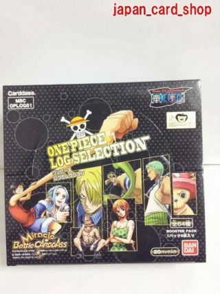 21488 Air Mbc Oplog01 One Piece Log Selection Miracle Battle Carddass 20pack Box