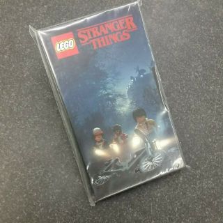 Stranger Things Rare Limited Edition Promo Lego Sketchbook Vhs Cassette Lego