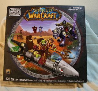 World Of Warcraft Barrens Chase Mega Bloks Building Set - 91025 - 128 Pc