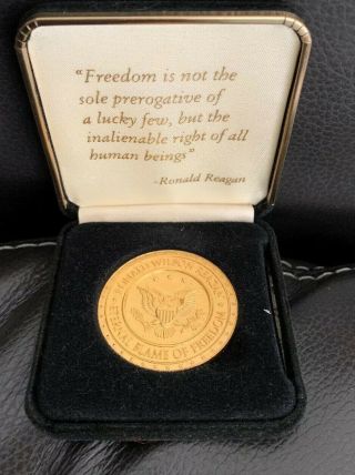 President Ronald Reagan Eternal Flame Of Freedom Medal