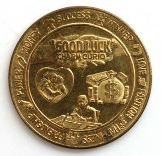 Vintage Good Luck Charm Coin Token