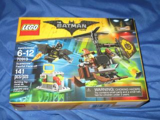 The Batman Movie Lego Set 70913 W/minfigure Scarecrow Fearful Face - Off