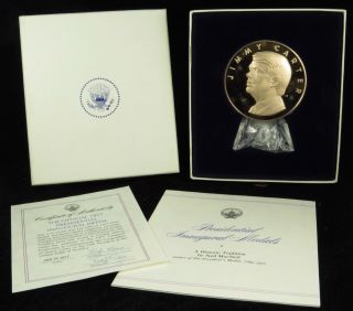 1977 President Jimmy Carter Official Inaugural Medal Bronze 3 " Proof Edition