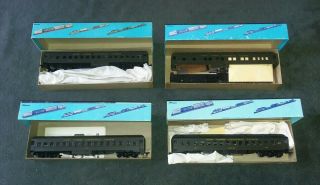 1970s Athearn Ho Scale York Central Lines Locomotive Train Models Set Of 4
