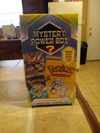 Pokemon Mystery Box 1:10 Vintage Pack Pull 5 Booster Packs 1 Guaranteed.  Ex/gx