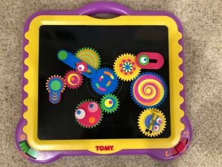 Tomy Gearation Building Toy - Magnetic Stem Autism Sensory Toy 6 Gears Set 1997