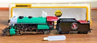 Ho Scale Powered Bachmann Great Northern 2 - 8 - 0 Steam Engine & Tender 1257