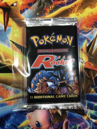 2000 Pokemon Team Rocket Unlimited Booster Pack (unweighed)