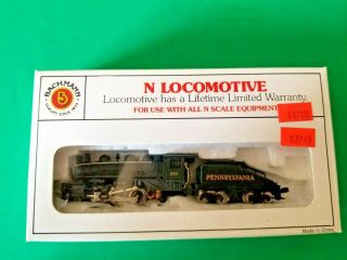 Bachmann N Scale Locomotive Usra 0 - 6 - 0 Switcher Pennsylvania 524 Black