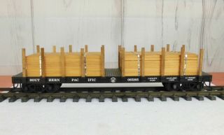 Usa Trains / Southern Pacific Flat Car W/ Customized Wood Load