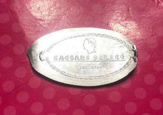 Caesars Palace Casino Las Vegas Nevada Elongated Pressed Penny Silver Quarter