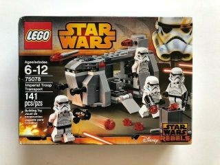 Lego Star Wars Imperial Troop Transport 75078 Nib Retired Stormtroopers