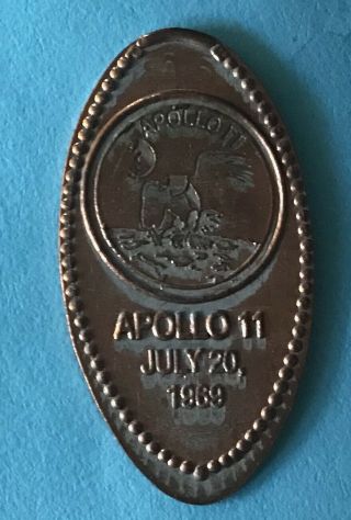 Kennedy Space Center Apollo 11 Eagle Landing June 20,  1969 Retired Pressed Penny