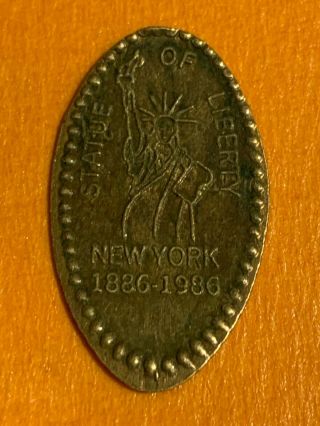 York Waterway Statue Of Liberty Pressed Elongated Penny Copper Retired