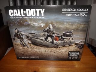 Mega Bloks,  Call Of Duty Rib Beach Assault Collector Series,  Nib,  2014