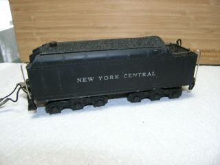 American Flyer N.  Y.  C.  Cast Tender Only 322 Engine & Other Hudsons No Rust Vg