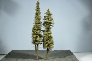 Professionally Made Model Fir Trees,  16 - 18 " High,  N - Ho - O - S,  Priority