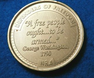 National Rifle Association Defenders Of Freedom Medal - George Washington