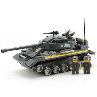 360pcs Military German Tank Model Building Blocks Ww2 Soldier Figures Toys Brick