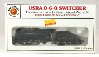 Bachmann 50564 N Pennsylvania Usra 0 - 6 - 0 Switcher W/slope - Back Tender Train 524