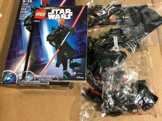 Lego Star Wars Darth Maul 75537 Open Box