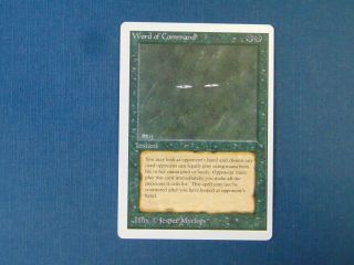 Word Of Command Unlimited Magic The Gathering Heavy Play Mtg Ez1295
