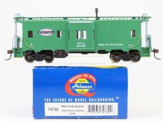 Ho Scale Athearn 74730 Nyc York Central Bay Window Caboose 21705 Rtr