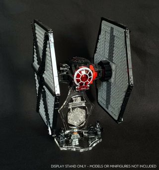 Display Stand 3d,  Slots For Lego 75101 Tie Fighter (star Wars)