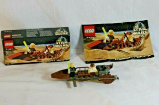 Lego Star Wars Desert Skiff Luke Skywalker Han Solo (7104) Missing 1 Piece