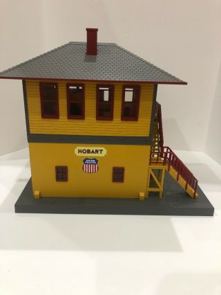 Mth 30 - 9048 Union Pacific Switch Tower Rail Yard Building Hobart Detail C7 2000