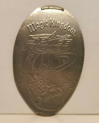 Disney Magic Kingdom Space Mountain Pressed Quarter Elongated Coin Souvenir