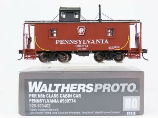 Ho Scale Walthers 920 - 103402 Prr Pennsylvania N6b Class Caboose 980774 Rtr