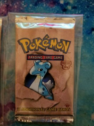 Pokemon 1999 Fossil 1st Edition Booster Pack,  Unweighed