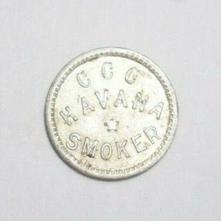 C C C / Havana / Smoker (bisbee Arizona) / Good For / 12 - 1/2¢ Maverick Token