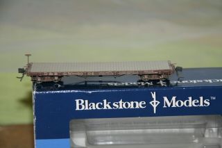 Hon3 Scale Blackstone Models D&rgw 30ft.  Flatcar Weathered No 6004