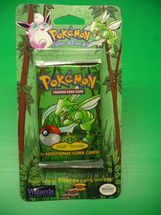 - Wotc Pokemon Jungle Booster Pack Scyther - 11 Game Cards -