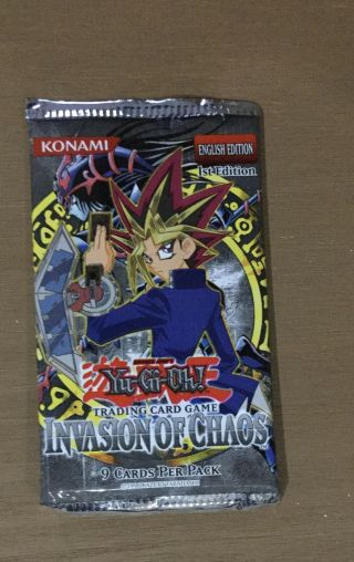 Yugioh Invasion Of Chaos English Booster Pack 1st Edition