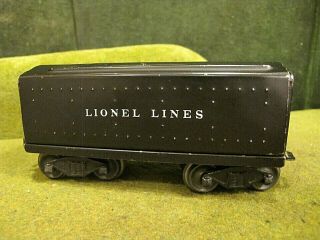Lionel Prewar No.  1654w O Gauge 3 - Rail Whistle Tender C - 6