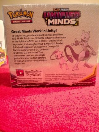 Pokemon unified minds booster box 2