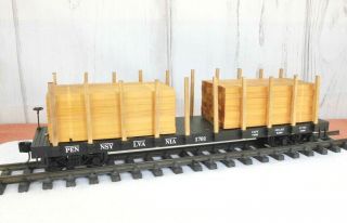 Usa Trains / Pennsylvania Flat Car W/ Customized Wood Load
