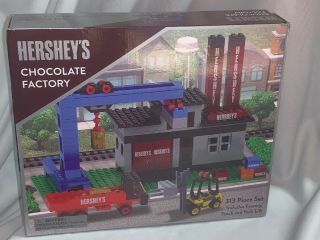 Hershey Chocolate Factory Building Set Includes Factory - Truck And Fork Lift Box