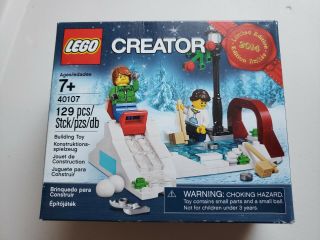 Lego 40107 Creator Winter Skating Scene 2014 Limited Edition Holiday