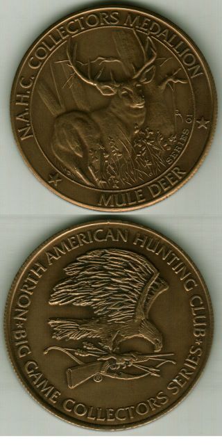 N.  A.  H.  C.  Mule Deer Collectors Medallion