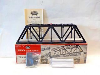 Ideal Models Ho Scale Model Train Warren Truss Bridge W/ Electric Light No.  B - 110