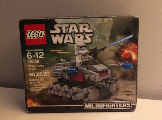 Lego Star Wars Microfighters Clone Turbo Tank (75028) Retired And Rare