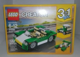 Lego Creator 3 In 1 Set 31056 Green Cruiser Truck Boat Convertible