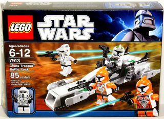 Lego Set 7913 Star Wars Clone Trooper Battle Pack Complete